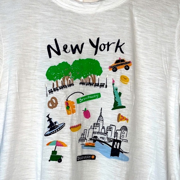 LOFT White New York Graphic Tee - Picture 7 of 8